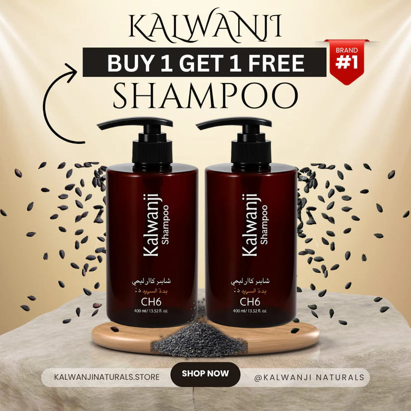 Organic Kalwanji Black Seed Shampoo 400ml – BUY 1 GET 1 FREE - MIP