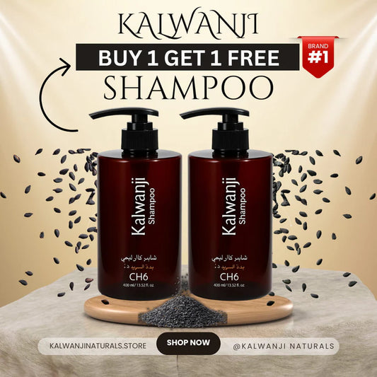 Organic Kalwanji Black Seed Shampoo 400ml – BUY 1 GET 1 FREE - MIP