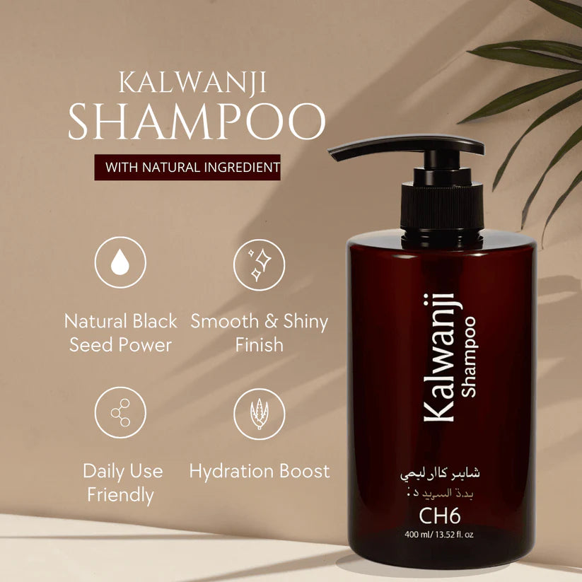 Organic Kalwanji Black Seed Shampoo 400ml – BUY 1 GET 1 FREE - MIP