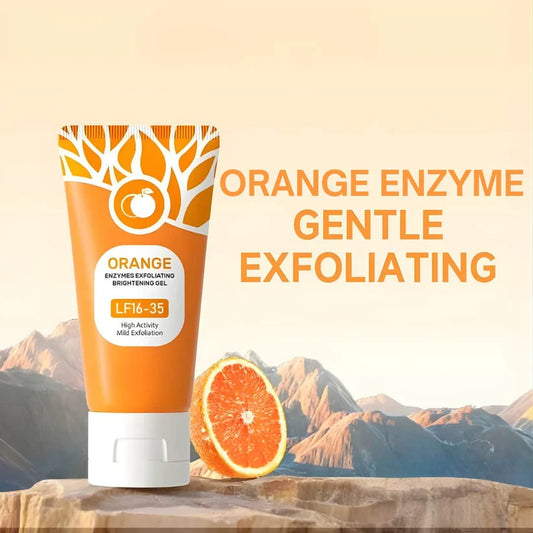 Orange Enzyme Exfoliating Gel – Removes Tanning & Dead Skin Cells