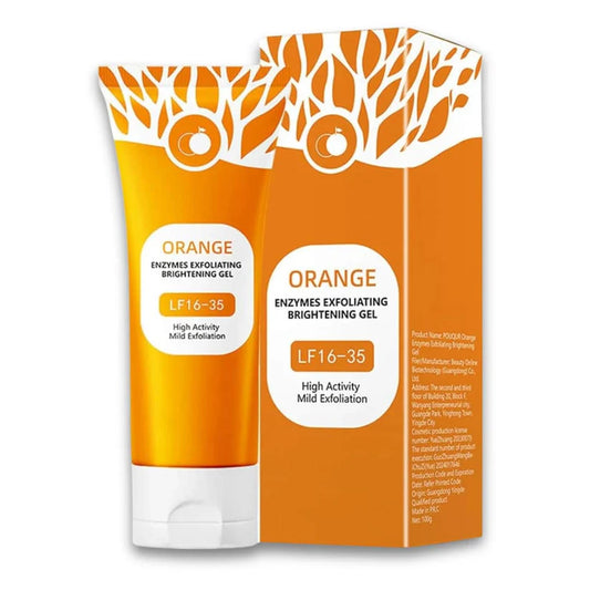 Orange Enzyme Exfoliating Gel – Removes Tanning & Dead Skin Cells