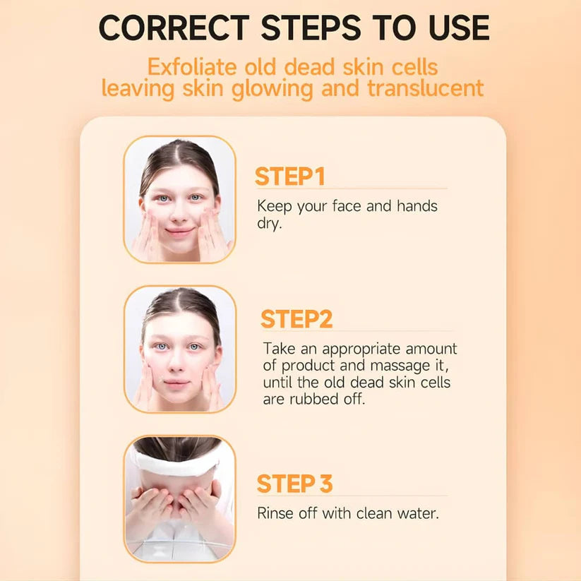 Orange Enzyme Exfoliating Gel – Removes Tanning & Dead Skin Cells