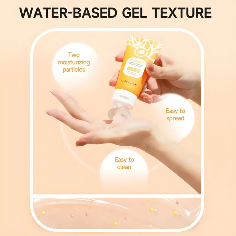 Orange Enzyme Exfoliating Gel – Removes Tanning & Dead Skin Cells